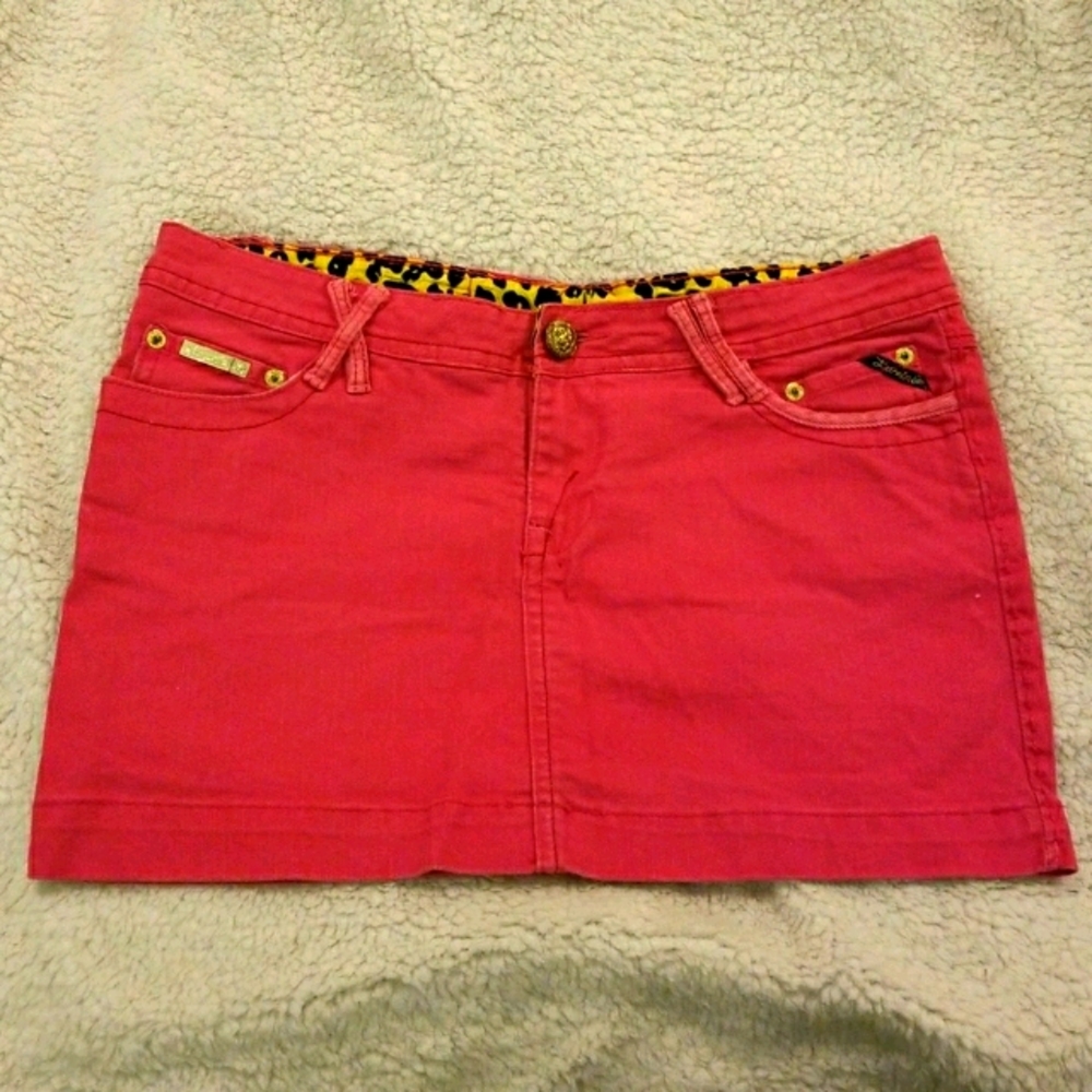 RARE Pink Mini Skirt by Luxurie - LRG